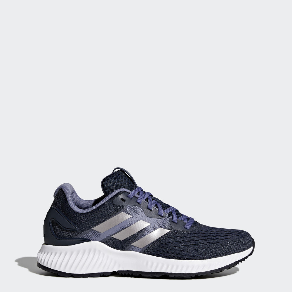 Adidas Aerobounce - παπουτσια για τρεξιμο γυναικεια - Σκουρο Μπλε/Ασημι Μεταλλικός/Μωβ,Μέγεθος: EU 3